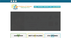 Desktop Screenshot of childrenofvietnam.org